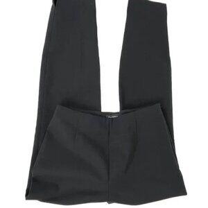 Black Suit Pants Ankle Crop by Something Navy